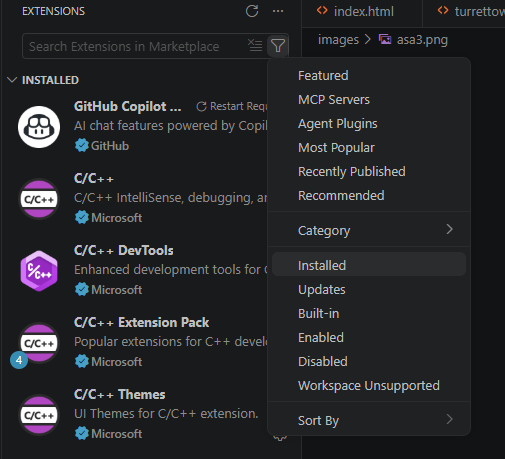 Visual Studio Code pull request interface